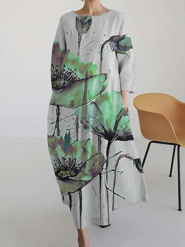 Women's Maxi Dress A Line Dress Fit And Flare Dress Party