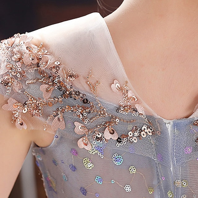 Dress Kids Sequin Party Girl Flower Short Girls'