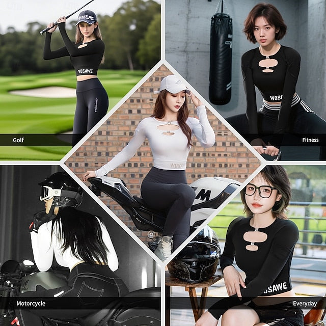 WOSAWE Spring/Summer Autumn Women's Motorcycle Top