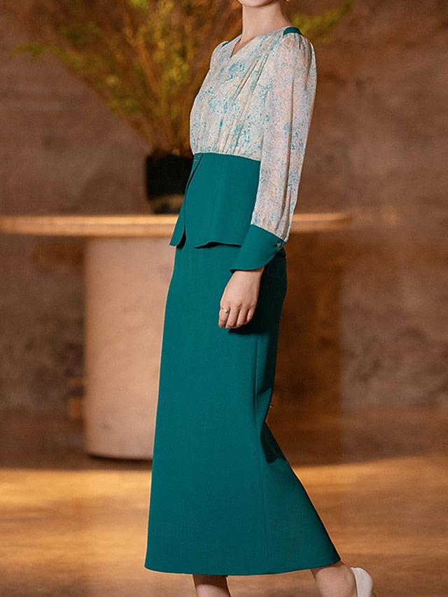 Piece Bride of the Two Sets Formal Dress Elegant Mother