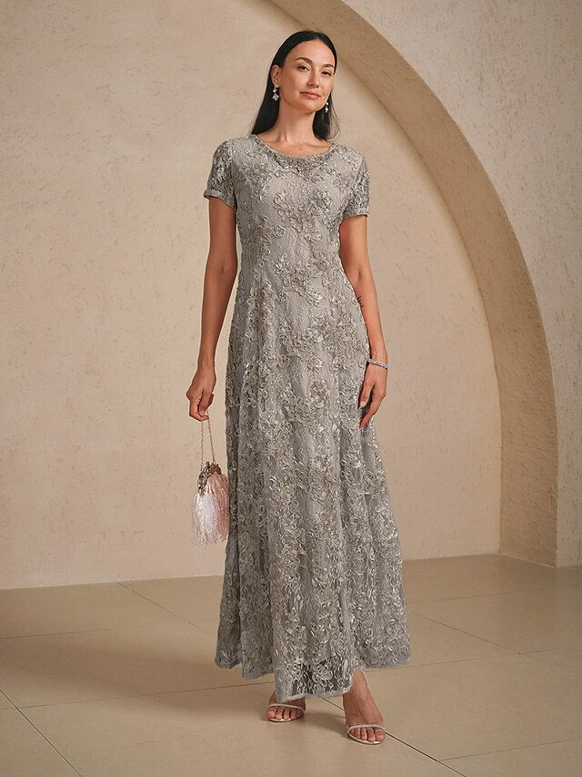 Women's Maxi Dress A Line Dress Elegant Evening Party Lace