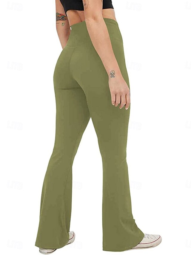 Women's Trousers Flare Leggings Fashion Streetwear Basic