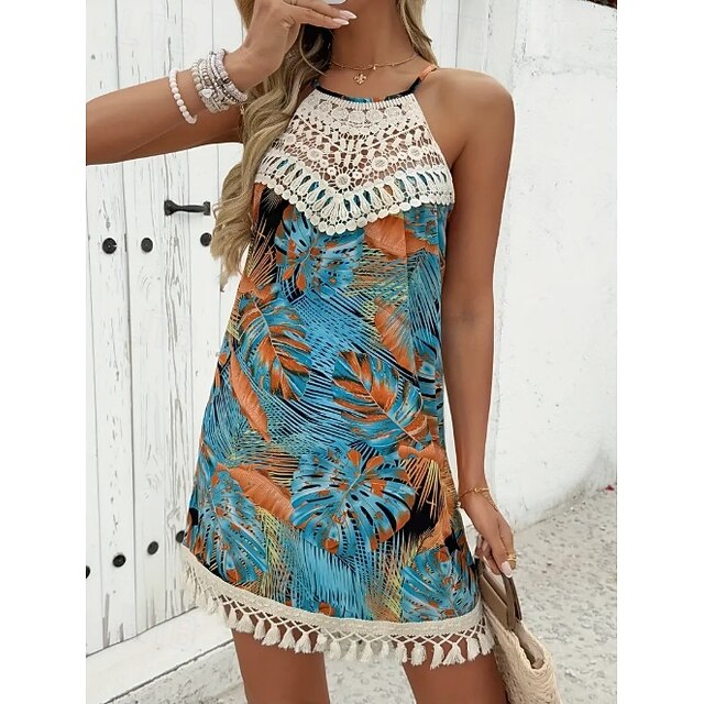 Women's Mini Dress Sundress A Line Dress Summer Dress Slip