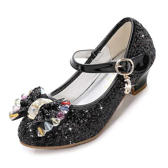 Shoes Jane Princess Glitter Mary Party Sparkling Girls' –