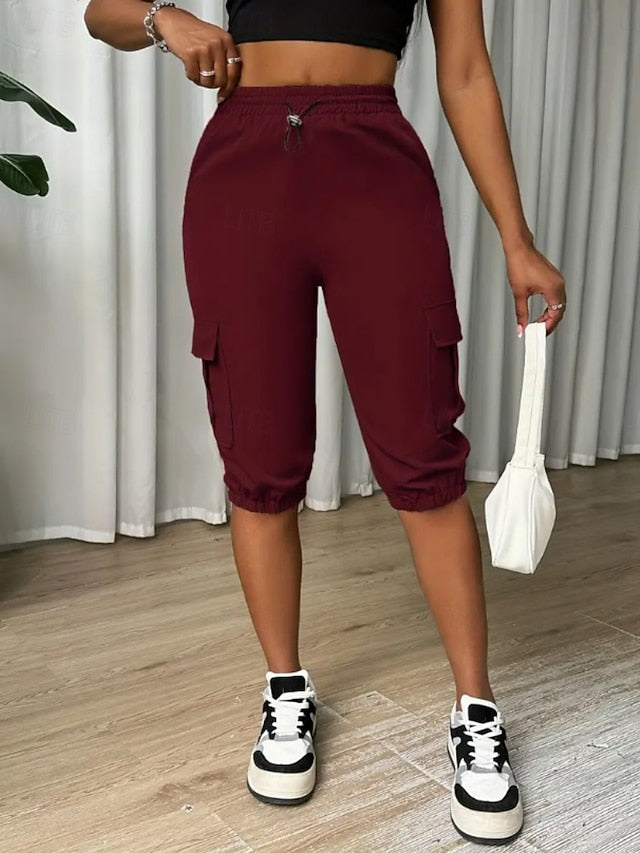 Women's Cargo Shorts Summer Shorts Crop Vacation Fashion