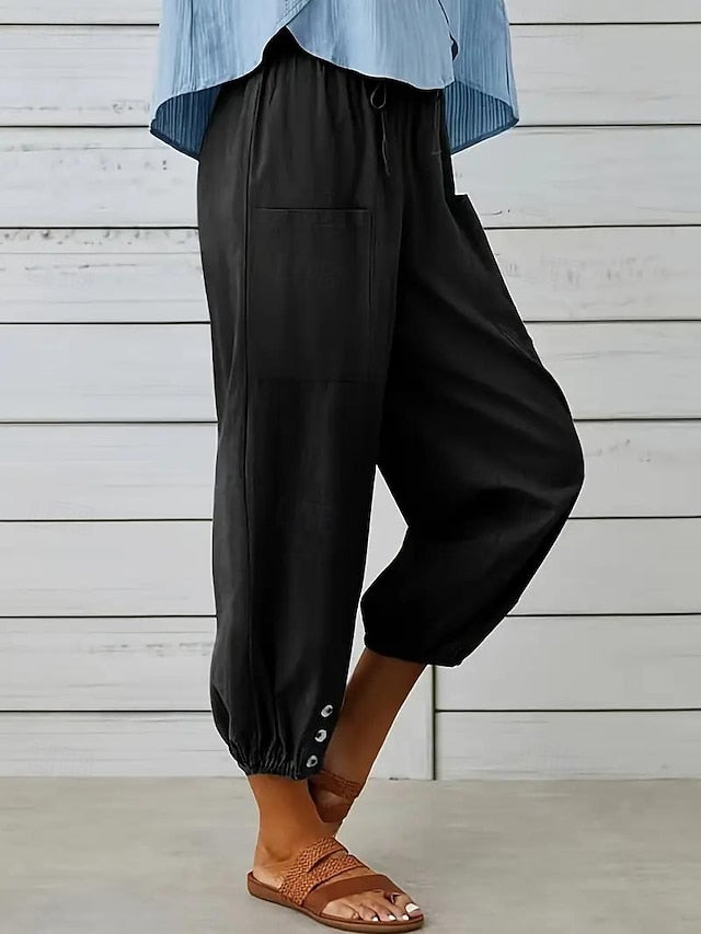 Women's EU / US Size Relaxed Harem Pants Casual Harlem