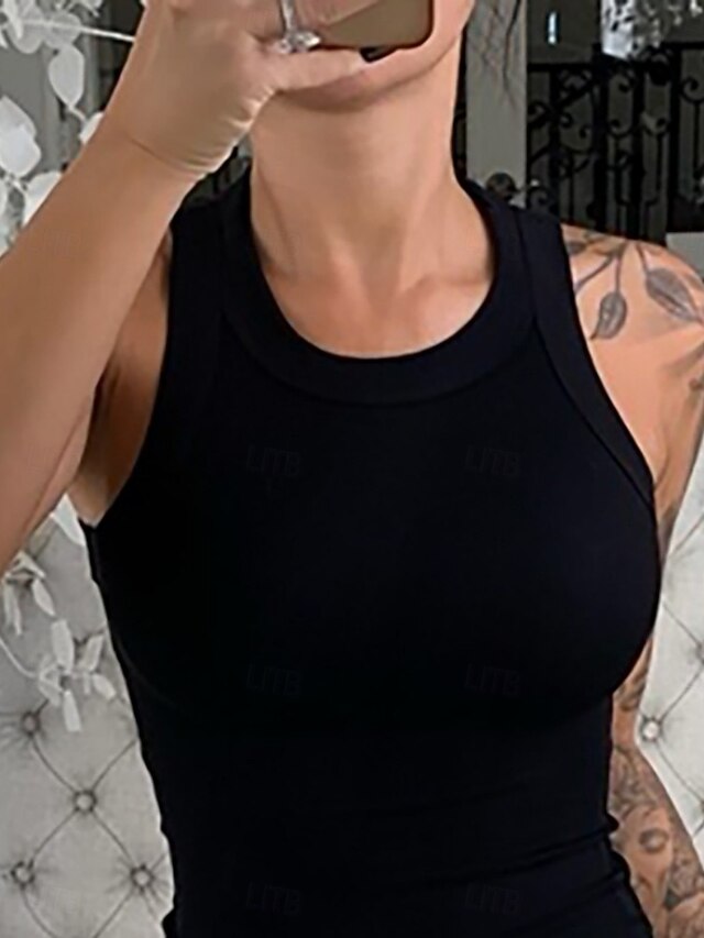 Women's Tank Top Plain Fashion Stylish Modern Sleeveless