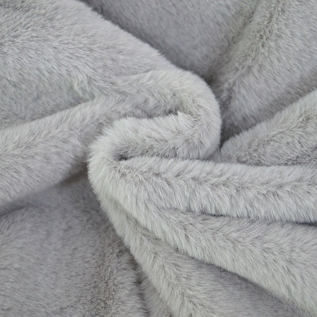 Pocket Casual Fur Warm Comfortable Coat Women's Faux