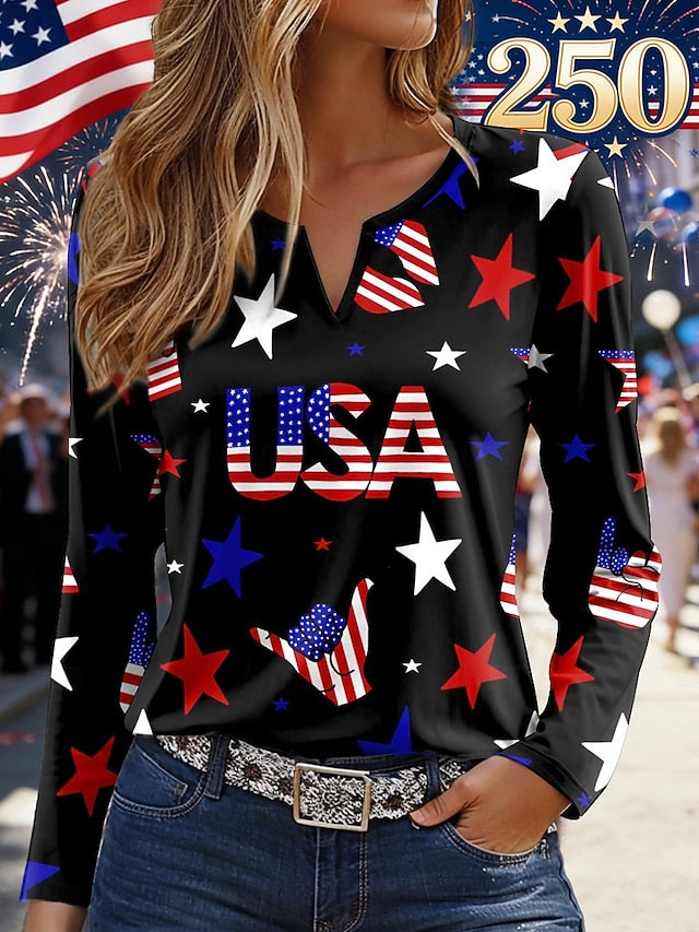 Independence Day American 250th Anniversary Patriotic Shirt