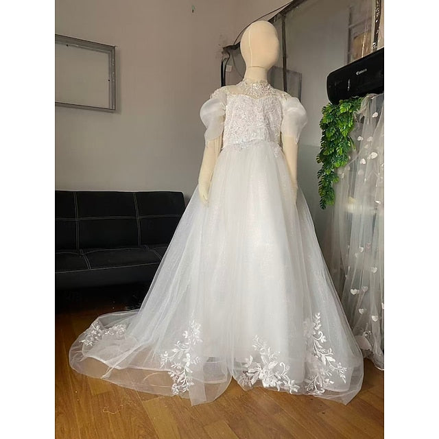 Party Girl Flower First Communion Dress Girls' Kids