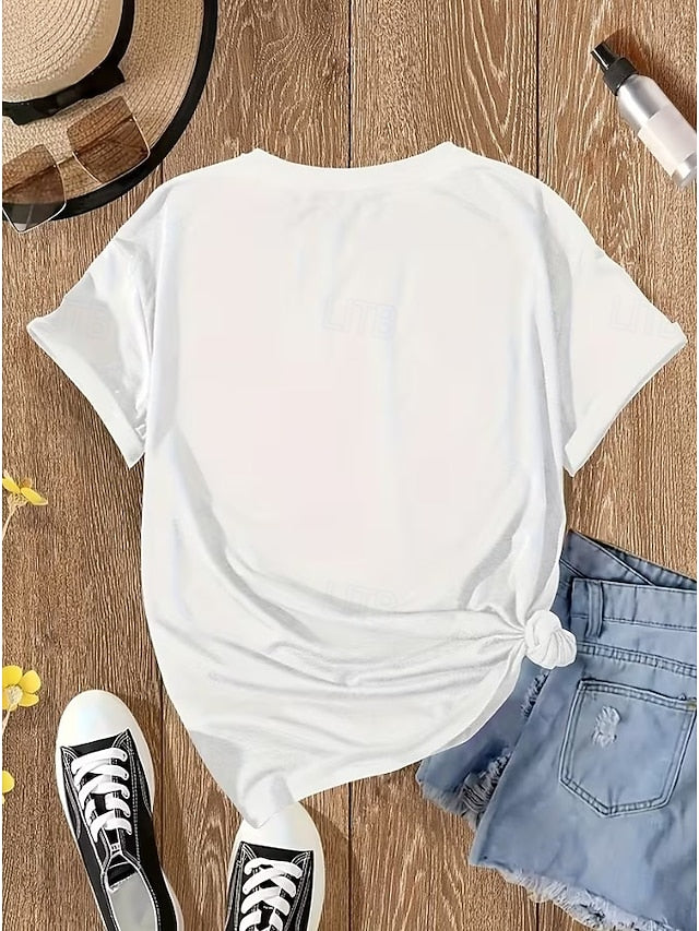 Women's T Shirt Print Ocean Sea Turtle Tropical Hawaiian