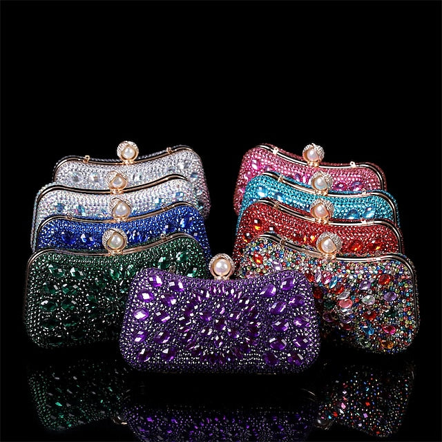 Women's Clutch Luxury Evening Multicolor – Crystal