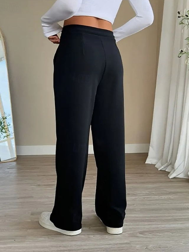 Women's Culottes Wide Leg Chinos Streetwear Casual Full