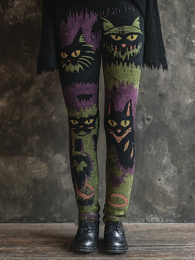Women's Leggings Vacation Vintage Ethnic Style Full Length