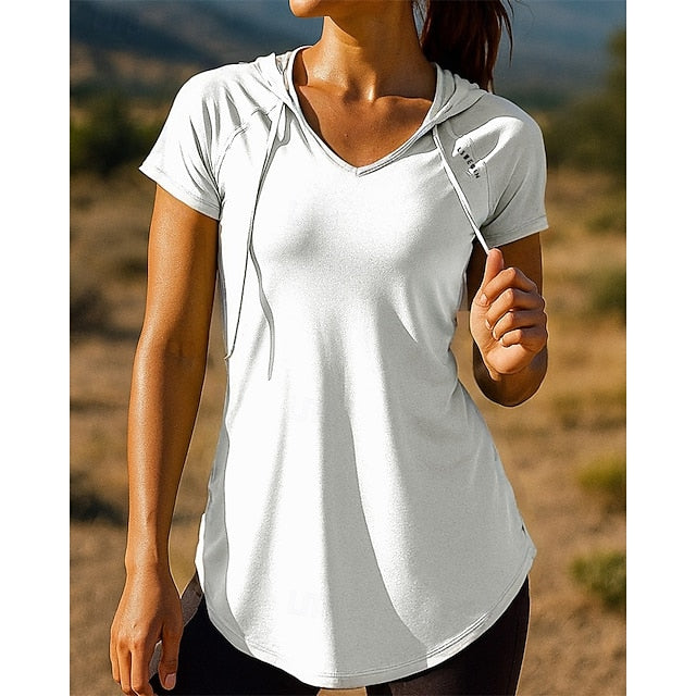Running Tee Short Tshirt Women's Shirt Sleeve Top