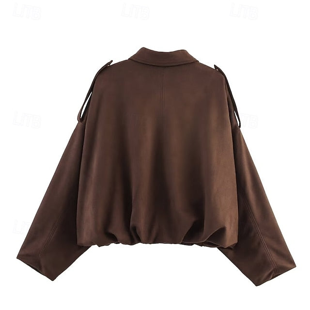 Warm Zipper Jacket Casual Comfortable Pocket Women's