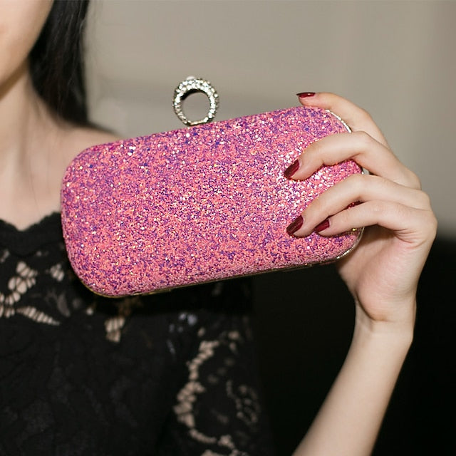 Leather Bag Bags Evening PU Clutch Women's Wristlet