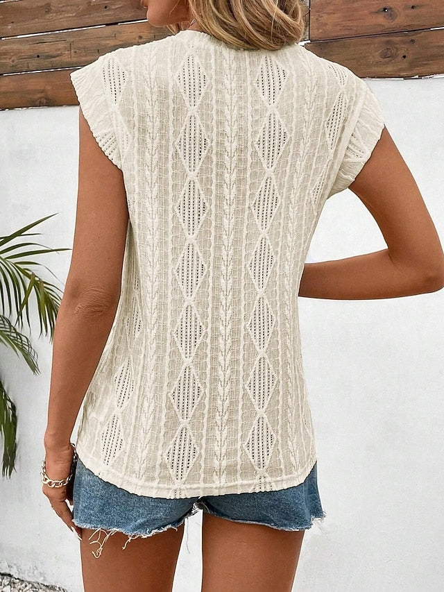 Women's Camisole Tank Top Plain Basic Modern Sleeveless