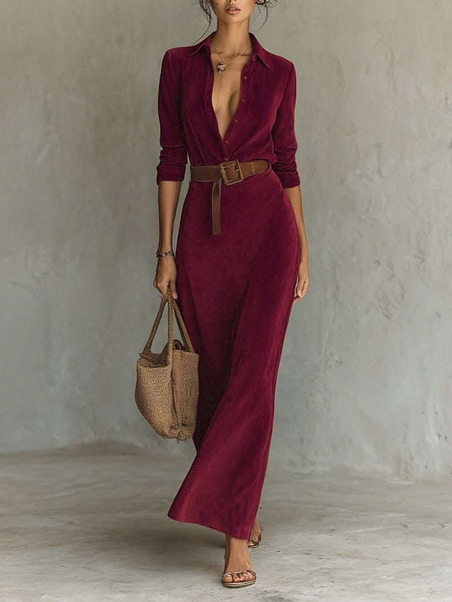 Women's Maxi Dress A Line Dress Vacation Casual Daily
