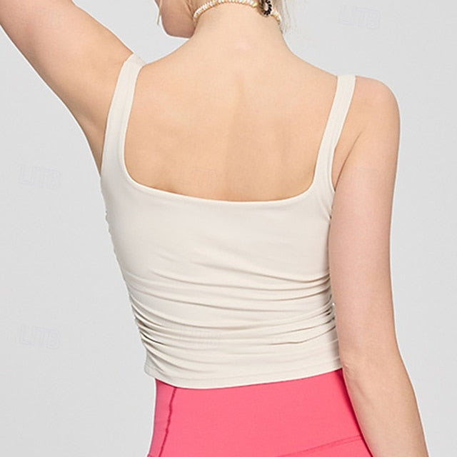 Women's Yoga Bra Sports Tank Top Medium Support Breathable