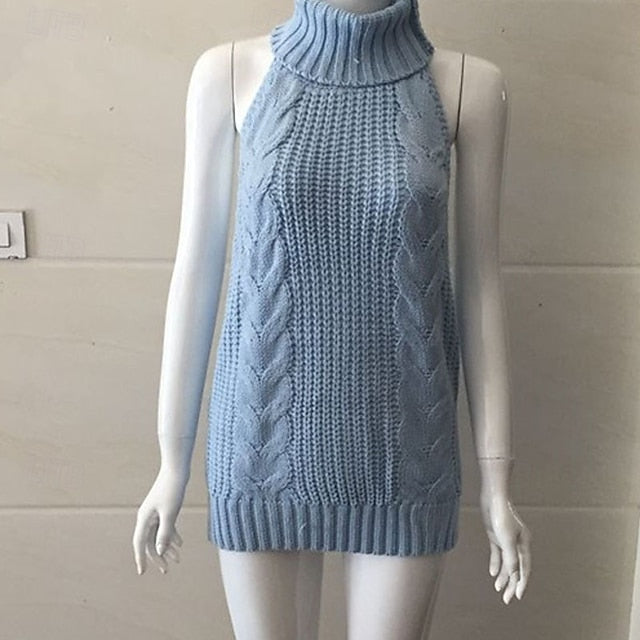 Women's Sweater Pullover Elegant Fashion Streetwear Solid