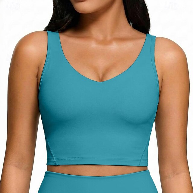 Women's Petite Athletic Tank Slim fit top Tunic Solid Color