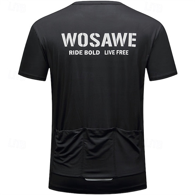 Men's Women's Cycling Jersey Letter & Number Short