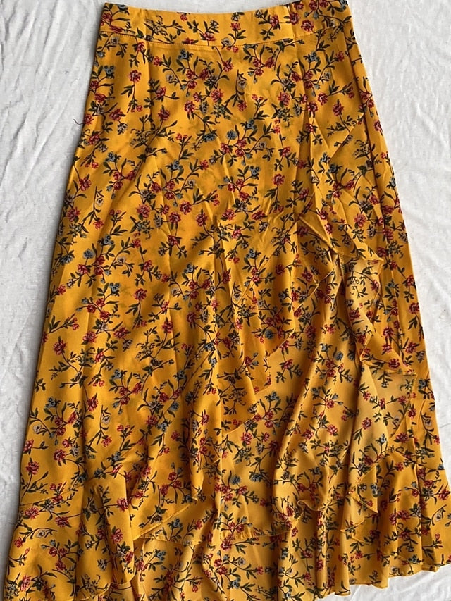 Women's Fashion Sexy Casual Knee-length High Waist Skirts