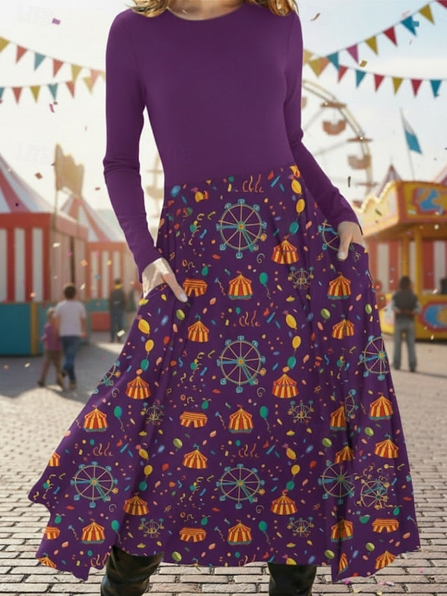 Women's Midi Dress Casual Dress Swing Dress Elegant Fashion