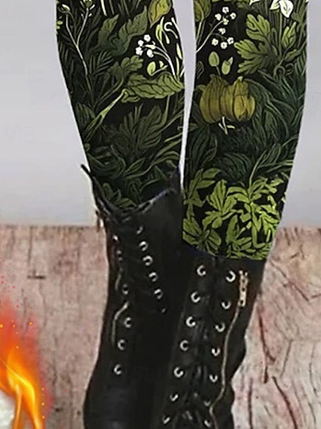 Women's Leggings Cozy Leggings Vintage Fashion Streetwear
