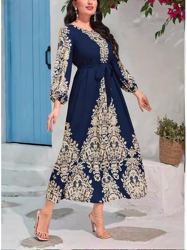 Women's Maxi Dress Vintage Dress Casual Dress Boho Dress