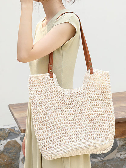 Summer Vintage Knitted Large Capacity Shoulder Bag RR1007