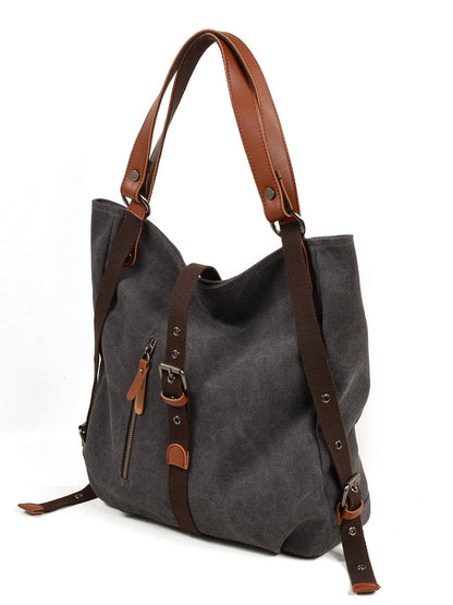 Women Casual Canvas Shoulder Bag Backpack FD055