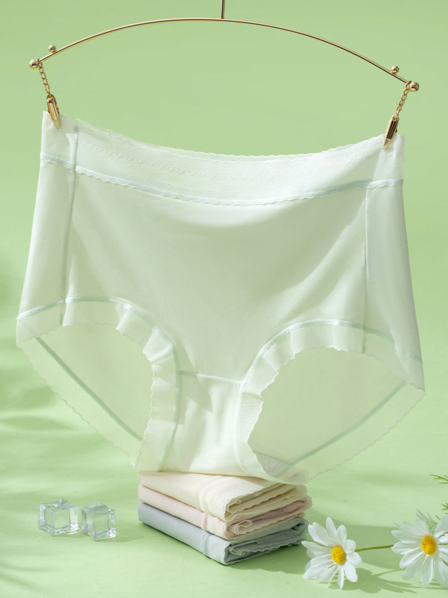 Underwear 5 High Summer Pieces Women Thin Waist