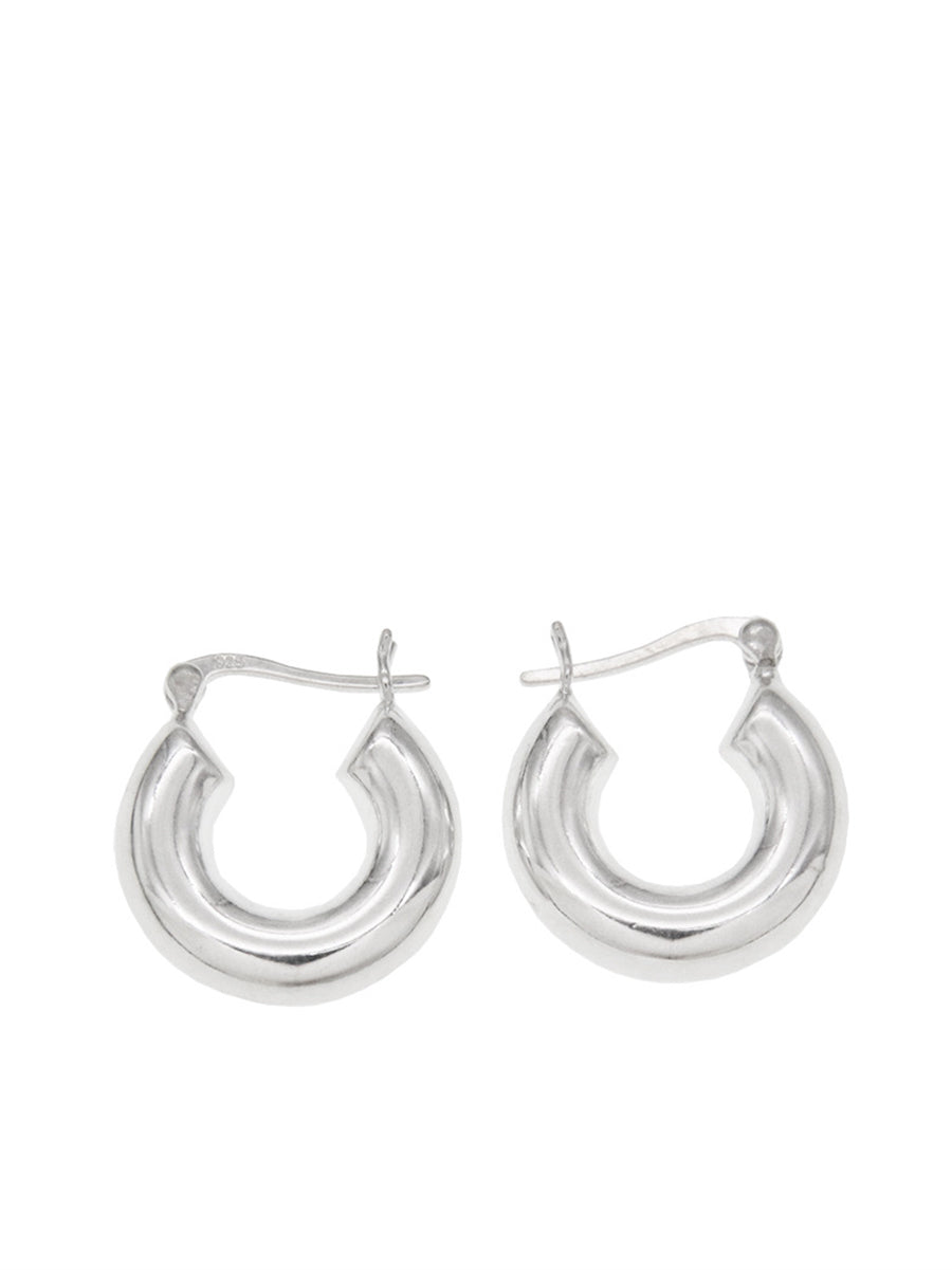 Women Vintage U-shape S925Sliver Earrings OO1036