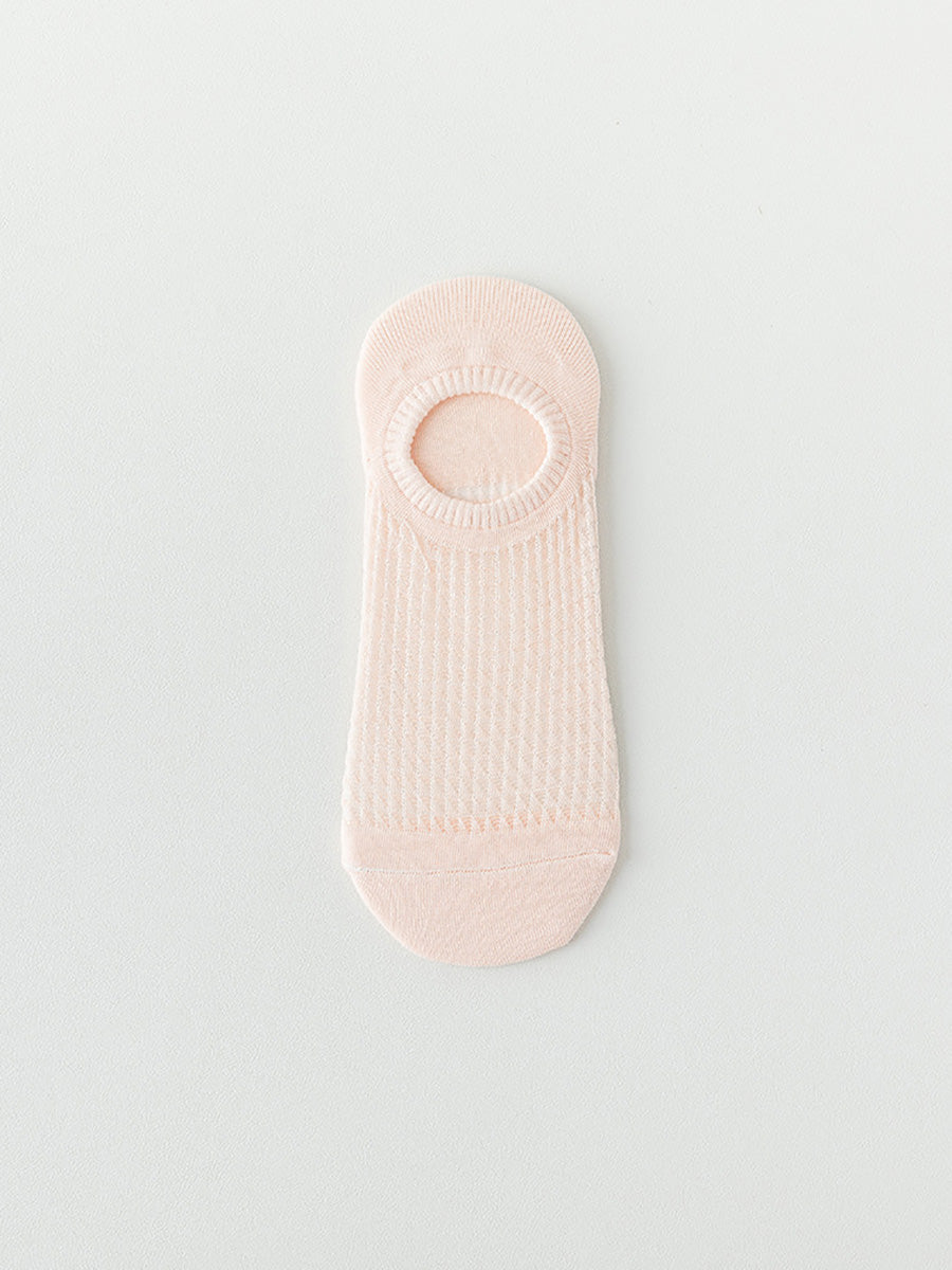 6 Pairs Women Summer Casual Solid Short Socks CX039