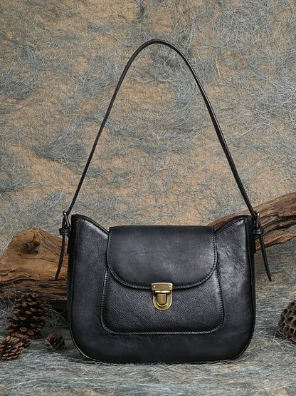 Women Vintage Genuine Leather Shoulder Bag AH1087