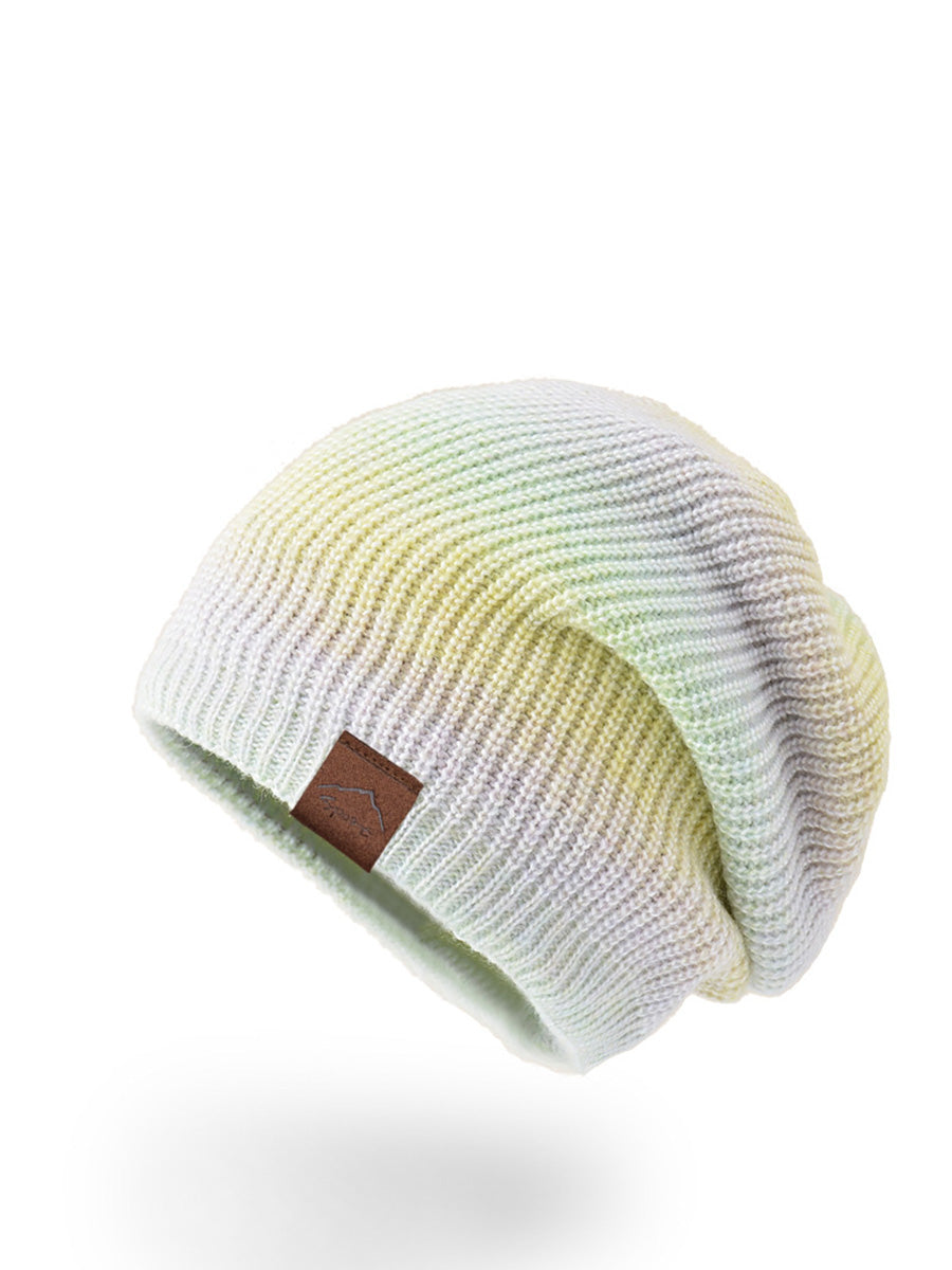 Women Winter Casual Keep Warm Gradient Knit Hat AH1021