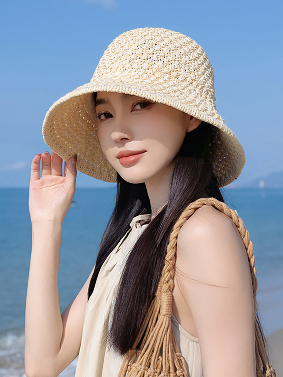 Casual Weave Women Sunproof Summer Hat