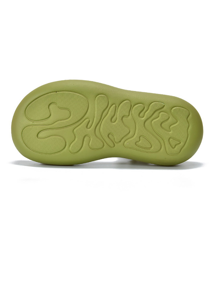 Sandals Vintage FLower Platform Leather Women