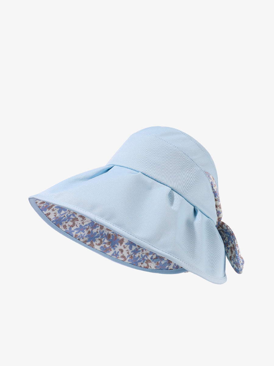 Floral Summer Sunproof Bowknot Women Artsy Hat