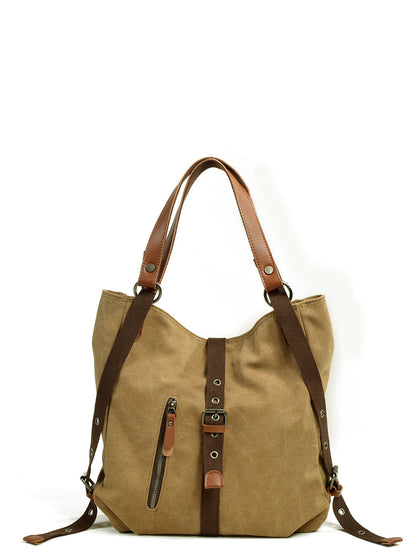 Women Casual Canvas Shoulder Bag Backpack FD055