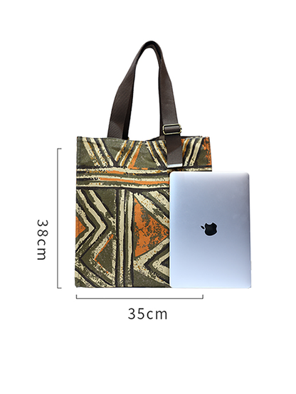 Ethnic Print Large Capacity Shoulder Bag Handbag QN010