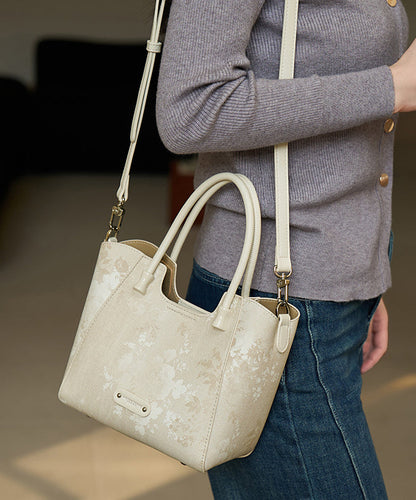 Apricot Tote Bag Fashion Capacity Print New Large 2025