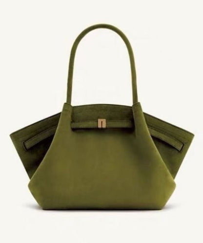 Shoulder Bag 2025 Capacity Large Green New Suede