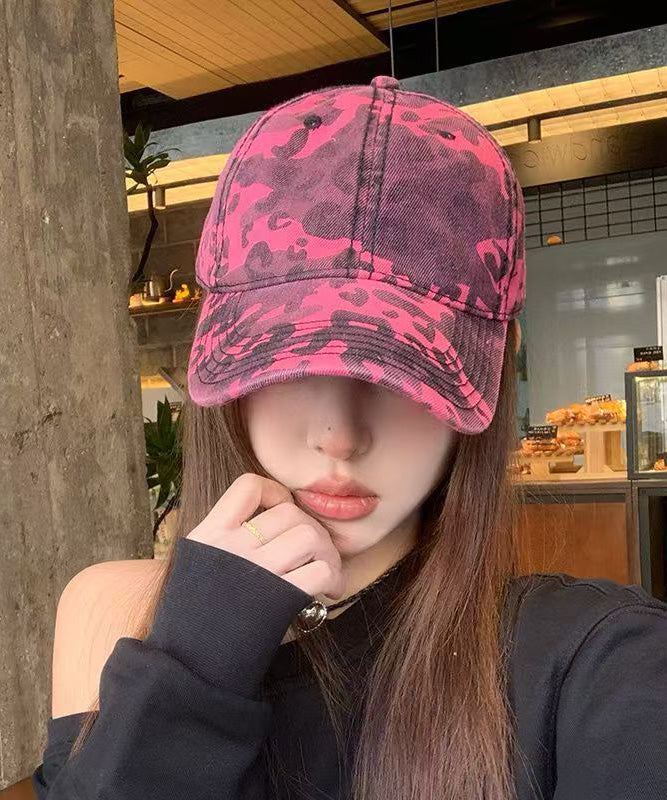 Print Versatile Hat Baseball 2025 New Leopard Rose Cap