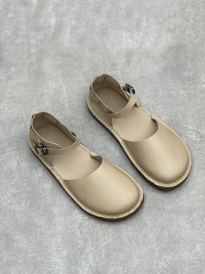 Leather Flat Women Summer Genuine Sandals