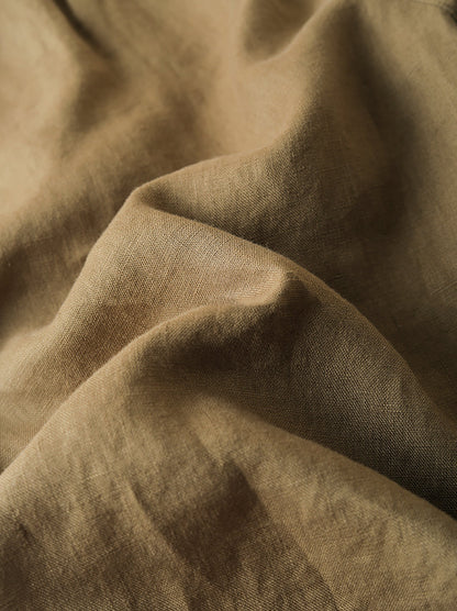 Women Casual Color 100%Linen Pure Fifth Summer Pants