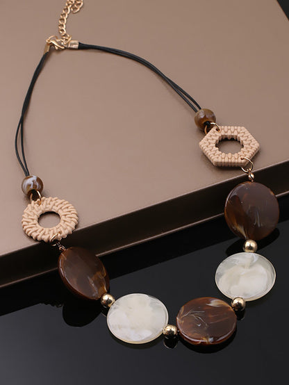 Resin Necklace Women Vintage Acrylic