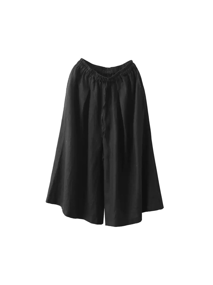 Summer Pure 100%Linen Skirt Color Women